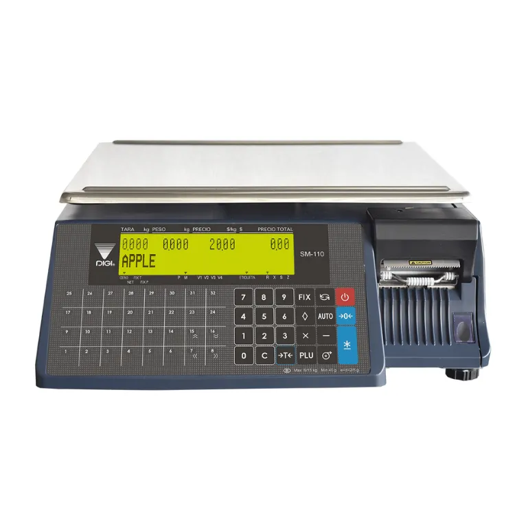 Báscula etiquetadora -15Kg  SM-110 (Bench(B))